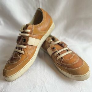 Bacco Bucci Italian Leather Suede Canvas Shoes